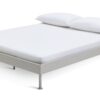 Habitat Maddox Double Metal Bed with Bedside - Off White