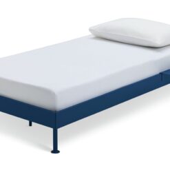 Habitat Maddox Single Metal Bed Frame with Bedside - Blue