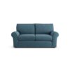 Habitat Molton Fabric 2 Seater Sofa - Blue