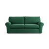 Habitat Molton Fabric 3 Seater Sofa - Green