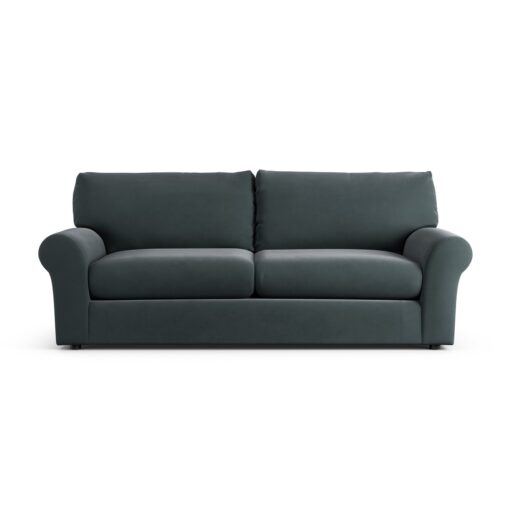 Habitat Molton Fabric 4 Seater Sofa - Charcoal