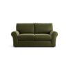 Habitat Molton Velvet 2 Seater Sofa - Moss Green