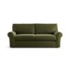 Habitat Molton Velvet 3 Seater Sofa - Green