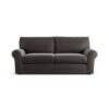 Habitat Molton Velvet 3 Seater Sofa - Grey