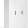 Habitat Munich Panelled 3 Door Wardrobe - White