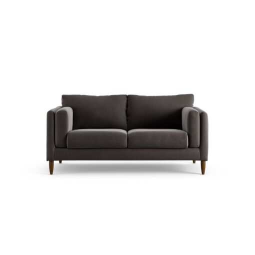 Habitat Newington Fabric 2 Seater Sofa - Grey - Dark Leg