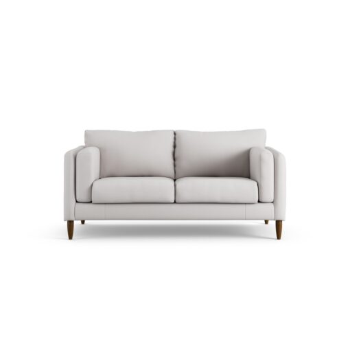 Habitat Newington Fabric 2 Seater Sofa - Natural - Dark Leg