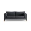 Habitat Newington Fabric 3 Seater Sofa - Charcoal - Dark Leg