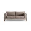 Habitat Newington Fabric 3 Seater Sofa - Mocha - Dark Leg