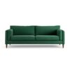 Habitat Newington Fabric 4 Seater Sofa - Green - Dark Leg