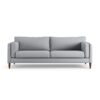 Habitat Newington Fabric 4 Seater Sofa - Grey - Dark Leg