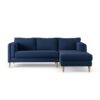 Habitat Newington Right Hand Corner Sofa - Navy Blue-Ash Leg