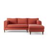 Habitat Newington Right Hand Corner Sofa - Papaya- Dark Leg