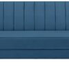 Habitat Preston Velvet 3 Seater Clic Clac Sofa Bed - Navy