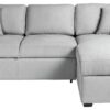 Habitat Reagan Right Hand Storage Chaise Sofa Bed - Grey