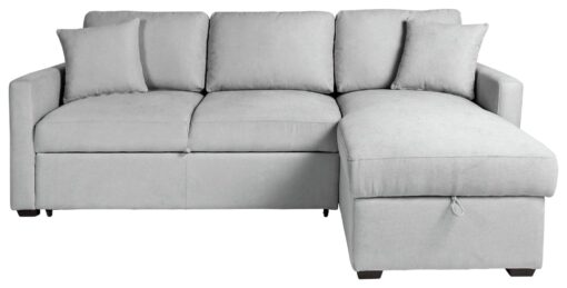 Habitat Reagan Right Hand Storage Chaise Sofa Bed - Grey