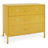 Habitat Stevie 3 Drawer Chest - Mustard