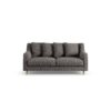 Habitat Swift Fabric 2 Seater Sofa - Charcoal - Ash Leg