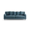 Habitat Swift Fabric 3 Seater Sofa - Blue - Dark Leg