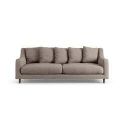 Habitat Swift Fabric 3 Seater Sofa - Mocha - Dark Leg