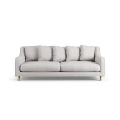 Habitat Swift Fabric 3 Seater Sofa - Natural - Ash Leg