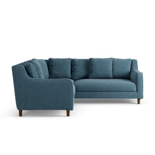 Habitat Swift Reversible Corner Sofa - Blue - Dark Leg