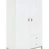 Habitat Tatsuma 2 Door 2 Drawer Wardrobe -White