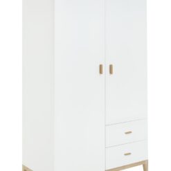 Habitat Tatsuma 2 Door 2 Drawer Wardrobe -White