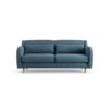 Habitat Turnmill Fabric 2 Seater Sofa - Blue - Ash Leg