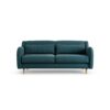 Habitat Turnmill Fabric 2 Seater Sofa - Teal - Ash Leg