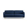 Habitat Turnmill Fabric 3 Seater Sofa - Navy - Ash Leg