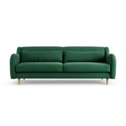 Habitat Turnmill Fabric 4 Seater Sofa - Green - Ash Leg