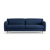 Habitat Turnmill Fabric 4 Seater Sofa - Navy - Ash Leg