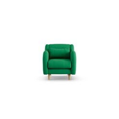 Habitat Turnmill Fabric Armchair - Emerald Green - Ash Leg