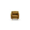 Habitat Turnmill Fabric Armchair - Gold - Ash Leg