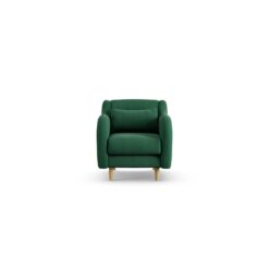 Habitat Turnmill Fabric Armchair - Green - Ash Leg