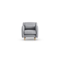 Habitat Turnmill Fabric Armchair - Grey - Ash Leg