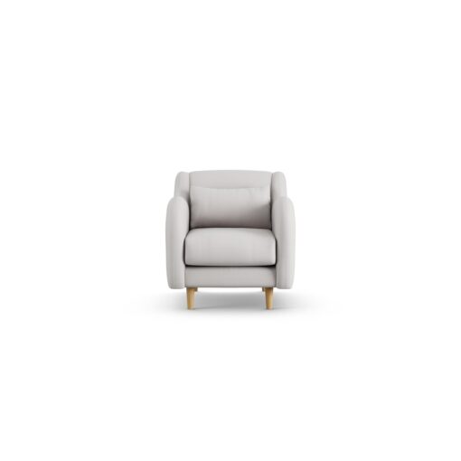 Habitat Turnmill Fabric Armchair - Natural - Ash Leg