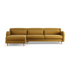 Habitat Turnmill Left Hand Corner Sofa - Gold