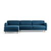 Habitat Turnmill Left Hand Corner Sofa - Ink Blue