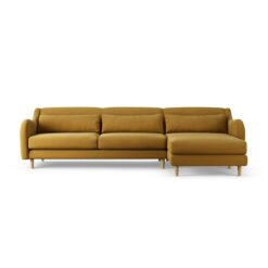 Habitat Turnmill Right Hand Corner Sofa - Gold