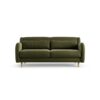 Habitat Turnmill Velvet 2 Seater Sofa - Moss Green - Ash Leg