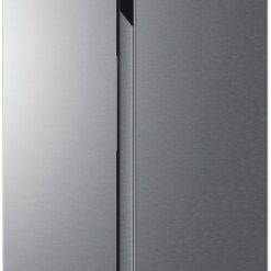 Haier HSR3918ENPG American Fridge Freezer - Silver