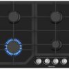 Hisense GG643B Glass Gas Hob - Black