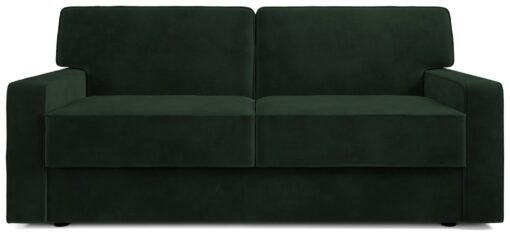 Jay-Be Linea Velvet 3 Seater Sofa Bed - Dark Green