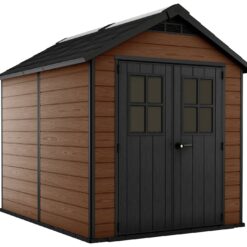 Keter Newton Apex Outdoor Garden Storage Shed - 7.5 x 9.5ft