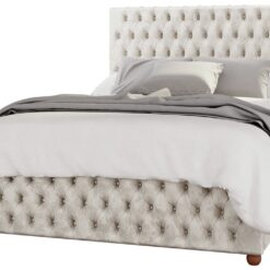 LLB Seren Velvet Superking Ottoman Bedframe - Pearl