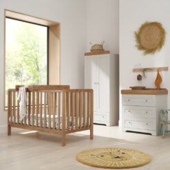 Malmo Cot Bed 3-Piece Nursery Furniture Set