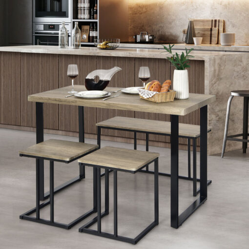 Maximilien 4 - Person Dining Set