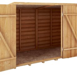 Mercia Overlap Windowless Pent Bike Store - 3 x 6ft